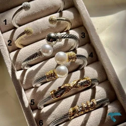 دستبند یورمن طرح بندی Yourman-8527-L