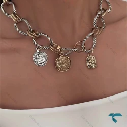 گردنبند طرح یورمن GhardanBand-8538-L