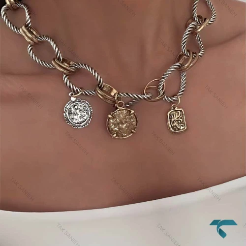 گردنبند طرح یورمن GhardanBand-8538-L