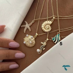 گردنبد طرح دریایی GhardanBand-8539-L