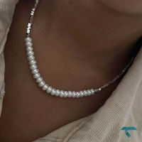 گردنبند مرواریدی GhardanBand-8540-L