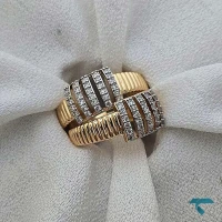 انگشتر یورمن طرح طلا Ring-8685-L
