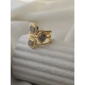 انگشتر یورمن طرح طلا سه تایی Ring-8913-L