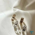 انگشتر ون کلیف طلایی و نقره ایی Ring-8656-L