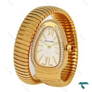 ساعت بولگاری ماری تک دور زنانه طلایی دورنگین Bvlgari-8466-L