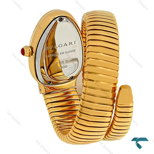 ساعت بولگاری ماری تک دور زنانه طلایی دورنگین Bvlgari-8466-L