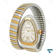 ساعت بولگاری ماری تک دور زنانه دورنگ طلایی دورنگین Bvlgari-8467-L