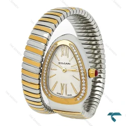 ساعت بولگاری ماری تک دور زنانه دورنگ طلایی دورنگین Bvlgari-8467-L