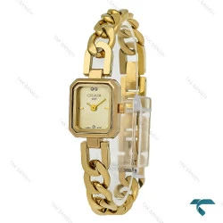 ساعت سیتیزن زنانه طلایی بند کارتیری Citizen-8482-L