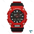 ساعت جیشاک GA-900 مردانه قرمز مشکی GShock-8434-G