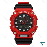 ساعت جیشاک GA-900 مردانه قرمز مشکی GShock-8434-G