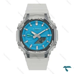ساعت جیشاک GA-2100 مردانه شیشه ای صفحه آبی GShock-8520-G