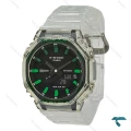 جیشاک GA2100 مردانه شیشه ای ایندکس سبز GShock-8715-G