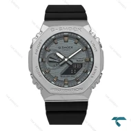 ساعت جیشاک GM-2100 مردانه سیلور صفحه طوسی GShock-8717-G