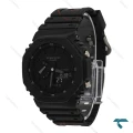 ساعت مچی کاسیو جیشاک GA2100 مردانه مشکی بند طرحدار Casio-7330-G