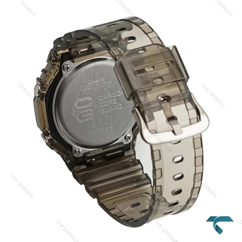 کاسیو جیشاک GA2100 مردانه دودی شیشه رفلکس Casio-7325-G