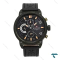 ساعت مردانه نیوی فورس NF9068 مشکی بندچرم ایندکس کرمی NaviForce-7334-G