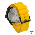 ساعت پسرانه نیوی فورس NF9202 مشکی بند رابر زرد NaviForce-7339-G