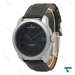 ساعت مردانه نیوی فورس NF9202 طوسی بند جیر NaviForce-7340-G