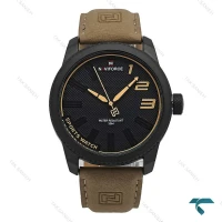 ساعت مردانه نیوی فورس NF9202 بند جیر نسکافه ای NaviForce-7341-G