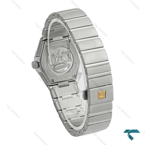 ساعت امگا کانسلیشن زنانه سیلور صفحه سبز شهاب سنگی Omega-7345-L