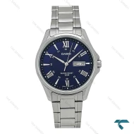 ساعت مردانه Casio کاسیو MTP-1384 سیلور سرمه ای Casio-7377-G