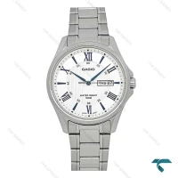 ساعت کاسیو MTP-1384 مردانه سیلور صفحه سفید Casio-7378-G