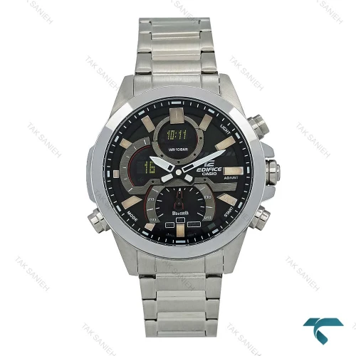 ساعت مردانه کاسیو ادیفایس ECB_30D-1A استیل مشکی Casio-7379-G