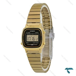 ساعت مچی زنانه کاسیو LA670WGA-1 نوستالژی طلایی Casio-2657-L