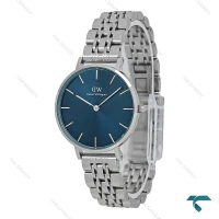 ساعتDW زنانه گرد استیل صفحه سرمه ای متوسط DW-7388-L