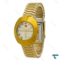 ساعت مچی رادو تخم مرغی مردانه هزار نگین طلایی Rado-7374-G