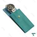 کیف ساعت مچی مسافرتی چرم سبزآبی TWB-SkyBlue-7361-U