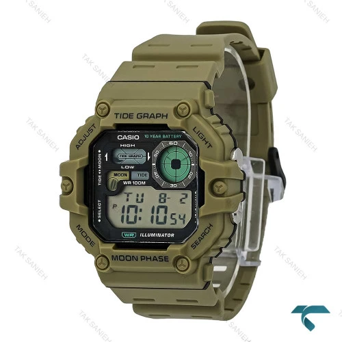 ساعت مچی کاسیو WS-1700H-5AV اورجینال مردانه Casio-7390-G