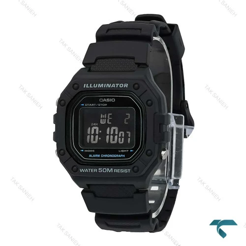 ساعت کاسیو W-218H اصل مردانه مشکی Casio-7392-G
