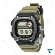 ساعت مردانه کاسیو  DW-291H مشکی سبز Casio-7398-G