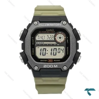 ساعت مردانه کاسیو  DW-291H مشکی سبز Casio-7398-G