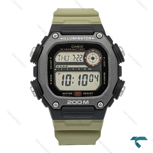 ساعت مردانه کاسیو  DW-291H مشکی سبز Casio-7398-G