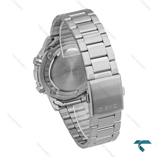 ساعت کاسیو AMW-880D-1AV اصل مردانه سیلور صفحه مشکی Casio-7413-G