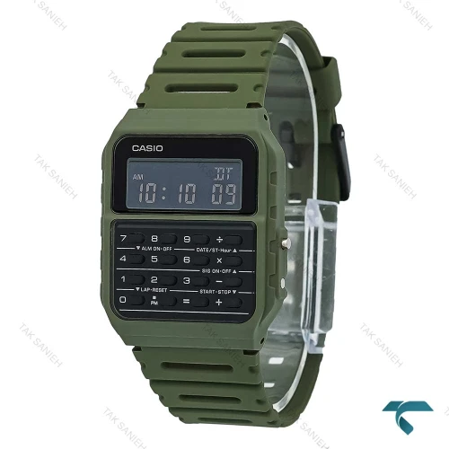 ساعت مچی کاسیو CA-53W ماشین حسابی زنانه مردانه سبز Casio-7438-U