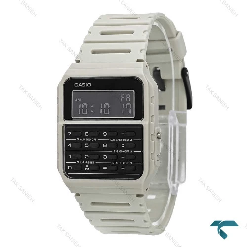 ساعت کاسیو CA-53W ماشین حساب مردانه زنانه سفید Casio-7439-U