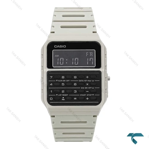 ساعت کاسیو CA-53W ماشین حساب مردانه زنانه سفید Casio-7439-U