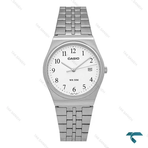 ساعت کاسیو MTP-B145D-7BV مردانه سیلور صفحه سفید Casio-7454-U