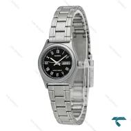 ساعت کاسیو LTP-V006D-1B زنانه سیلور صفحه مشکی Casio-7458-L