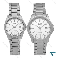 ساعت ست کاسیو 1183 اصل نقره ای  Casio-7461-S