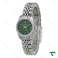 ساعت زنانه Rolex استیل صفحه سبز اسمال خطی Rolex-7485-L