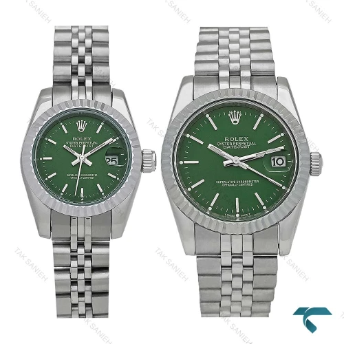 ساعت ست Rolex استیل صفحه سبز Rolex-7486-S