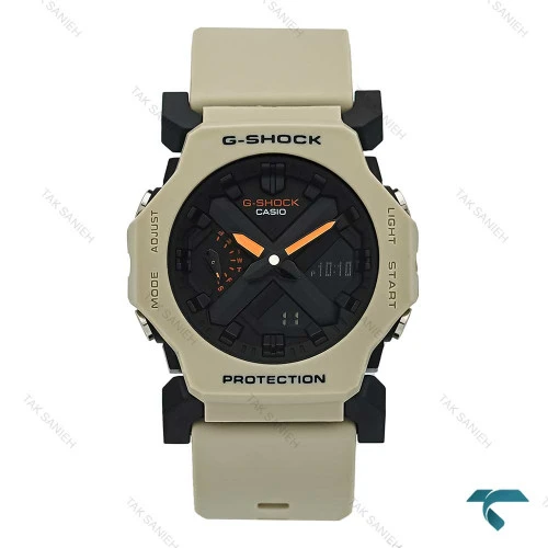 ساعت کاسیو جی شاک GA2300 کرمی Casio-7498-U