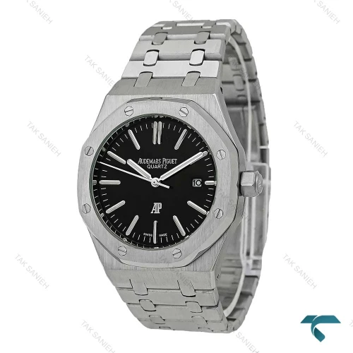 ساعت مچی AP استیل صفحه مشکی ساده AP-7513-G