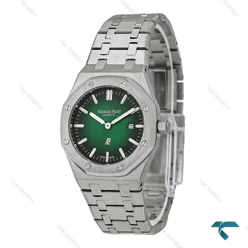 ساعت AP زنانه استیل صفحه سبز مشکی AP-7517-L