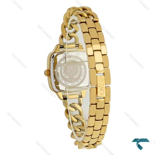 ساعت انزو EC-3124 زنانه طلایی بند کارتیه ای Enzo-8726-L